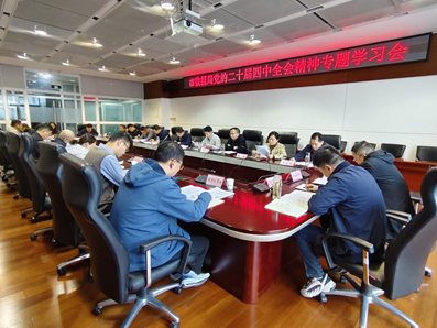 市数据局召开党的二十届四中全会精神专题学习会