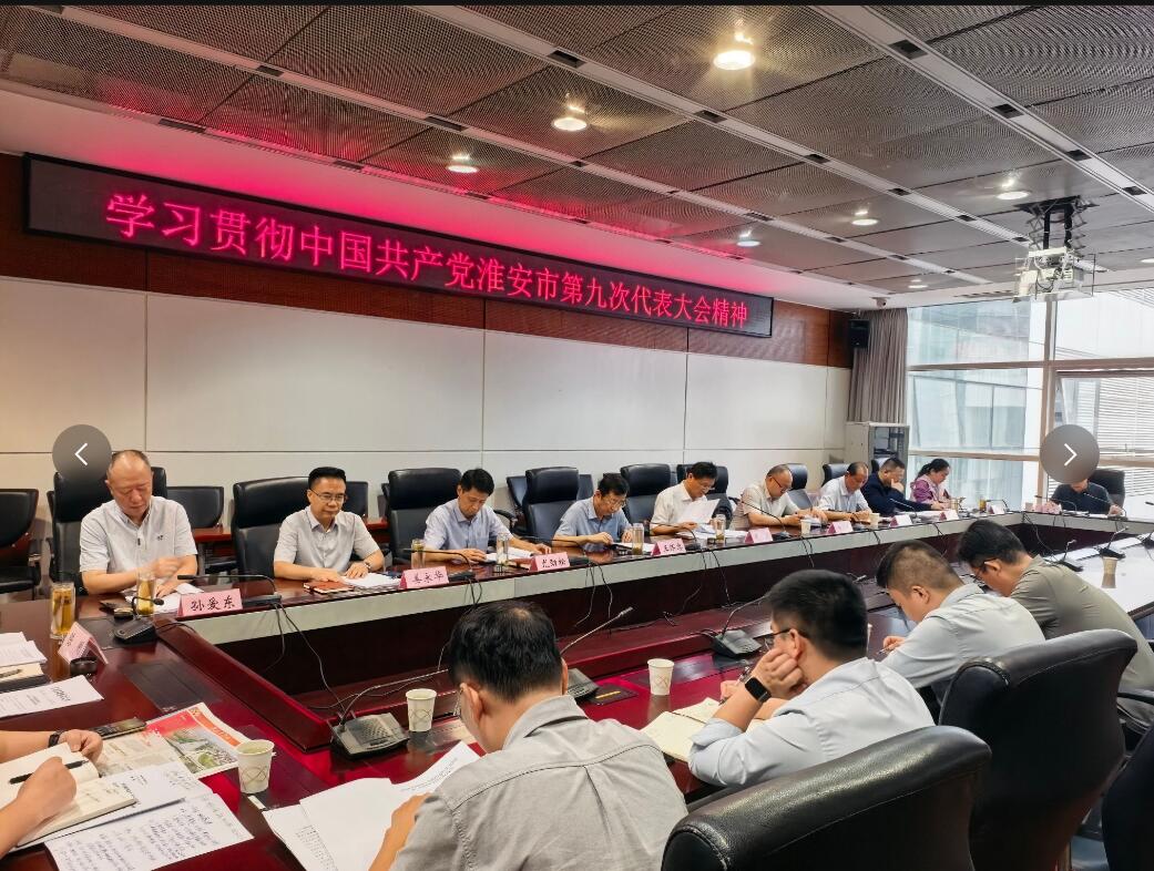 市数据局召开专题会议传达学习市第九次党代会精神