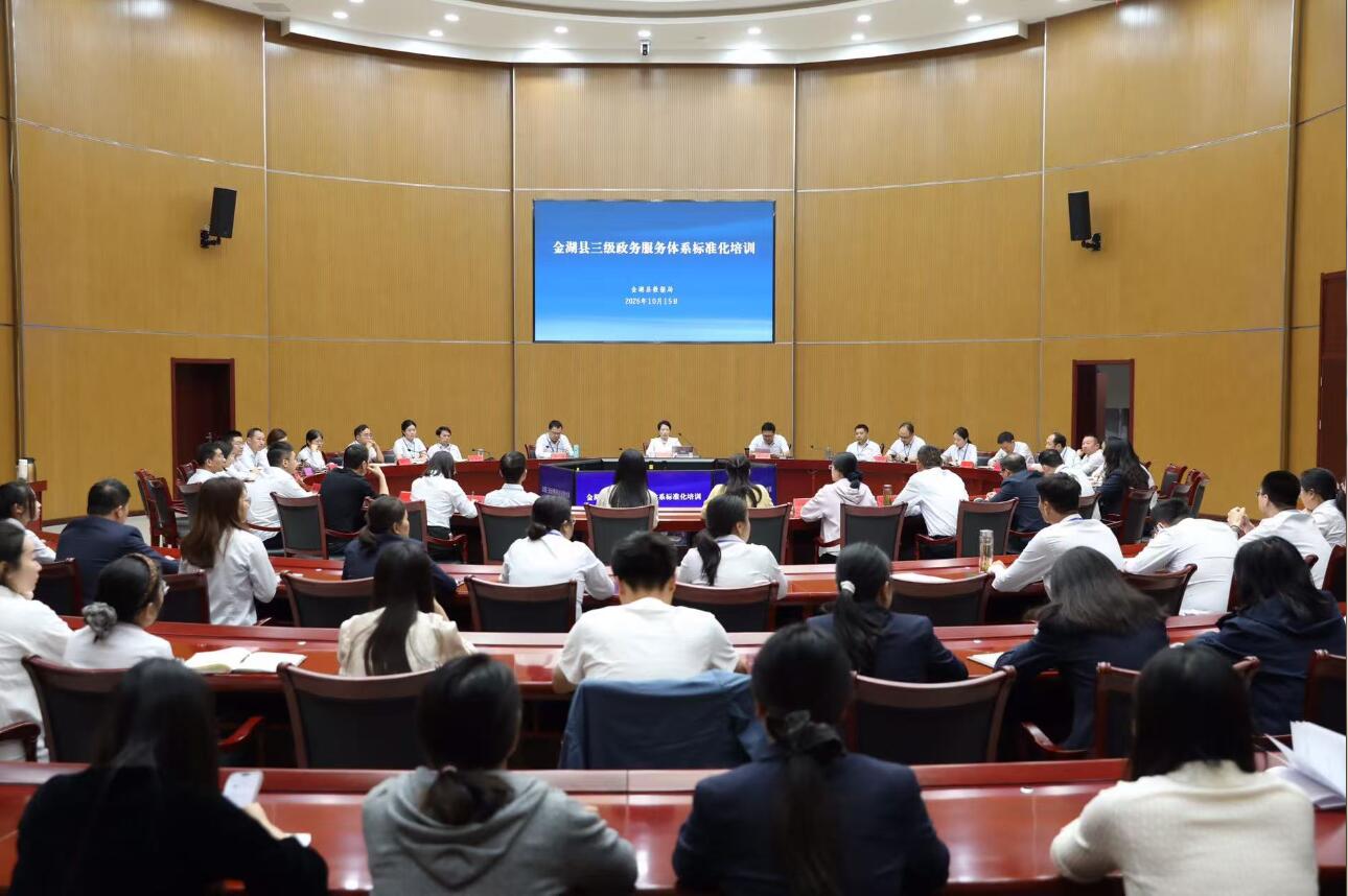 金湖县：深耕数据标准化建设 助推政务服务提质增效...